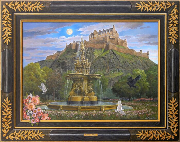 Edinburgh Oil On Canvas