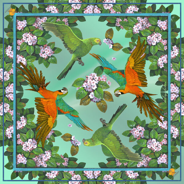 Parrot - Silk Scarf